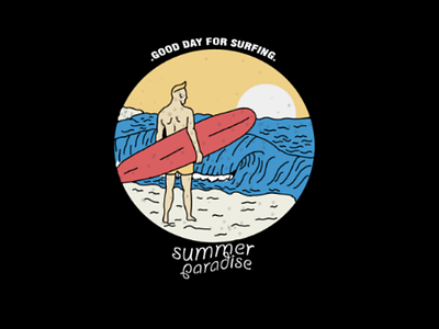 Surfing illustration graphicdesign surf