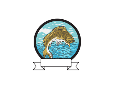 Fish logo fishing fish illustration