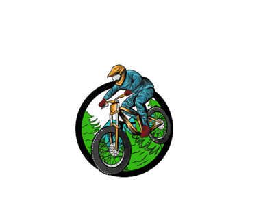 Mountain bike mountainbike bike illustration