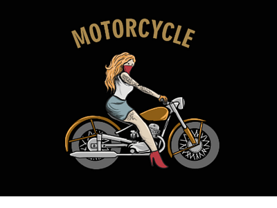 Motorcycle motorcycle tshirtdesign artwork