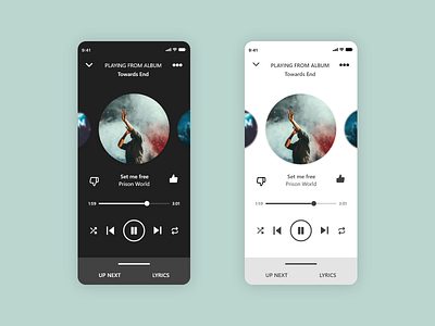 Daily UI Challenge 009 - Music Player adobexd daily ui dailyui dailyui 009 design ios music music app music player music player ui spotify ui ux xd youtube