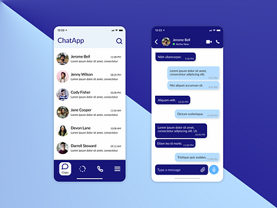 Daily UI Challenge 013 - Direct Messaging/Chat chat app chatui daily ui dailyui dailyui 013 design figma figma design figmadesign message app messaging ui ux