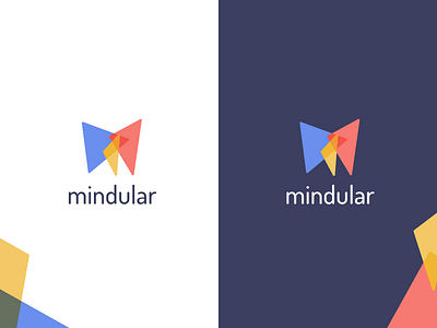 mindular logo branding darkmode lightmode logo