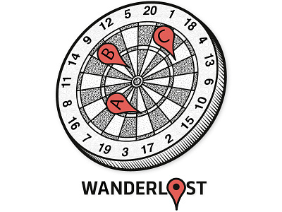 Project Wanderl_st Visual concept dartboard，debut firstshot project