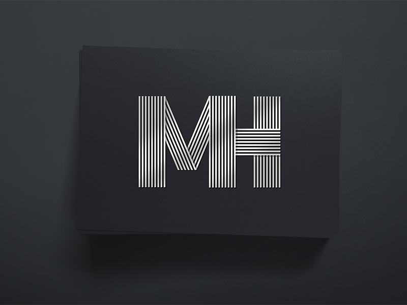 MH initials by Mahmoud Hamam on Dribbble