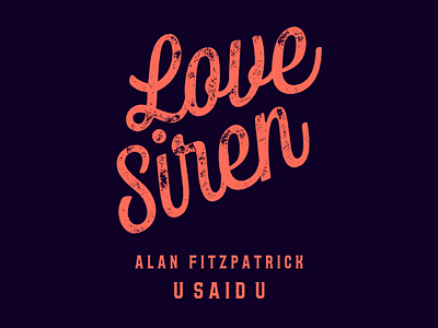 Love Siren art background black design edm electronic graphic love music siren techno typography