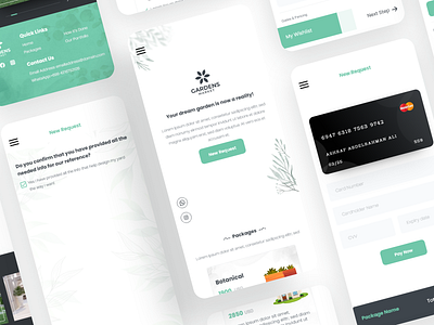 Gardens Market Responsive Web Design