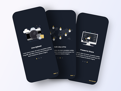 Onboarding Screens design graphic design illustration mobile app design mobile ui onboarding ui ui ux ui de uidesign uiux uiux design uiuxdesign