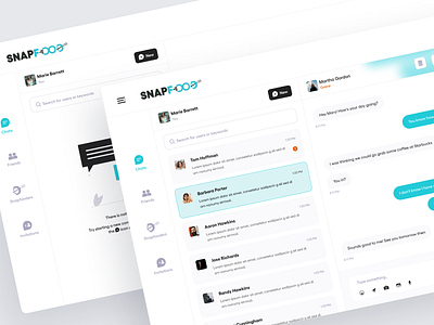 Snapfood Website - Chat chat chat ui food app illustration mobile app design mobile ui ui ux uidesign uiux uiux design uiuxdesign webdesign website website design