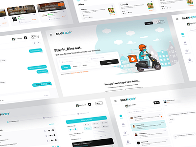 Snapfood Website Redesign delivery design ecommerce food app food delivery illustration illustrations landing page mobile app design mobile ui order redesign ui ux uidesign uiux uiux design uiuxdesign web web design website