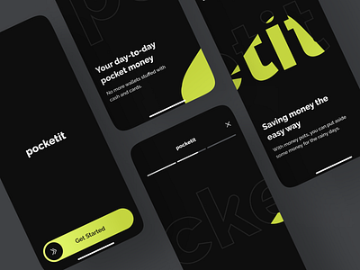 pocketit | Onboarding 3d app design branding design fintech graphic design illustration logo mobile app design mobile ui onboarding splash tutorial ui ui ux uidesign uiux uiux design uiuxdesign wallet