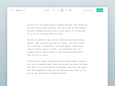 The writer's tool app clean composer minimal monospaced rich text text editor writer