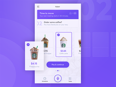 Personal Assistant App - Order Coffee