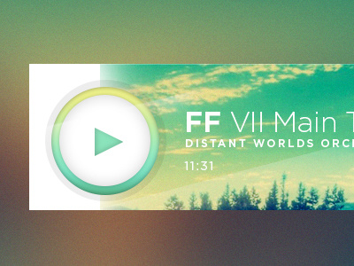 Final Fantasy Music UI