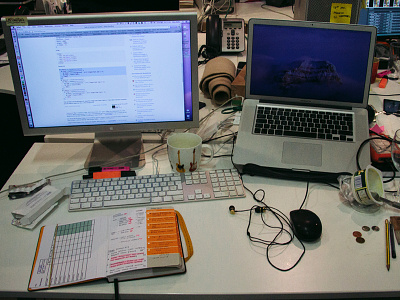 A real workspace...a mans workspace.