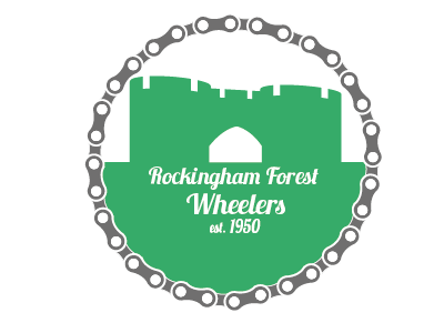 Rockingham Forest Wheelers logo idea bike bike chain chain cycling rocking ham wheel