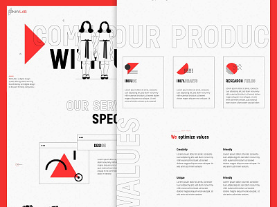 Landing page design design illustration ui webdesign