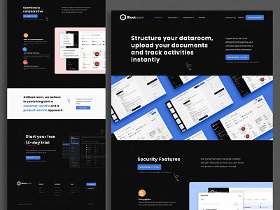 Dashboard landing page