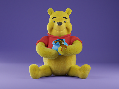 Fluffy Winnie The Pooh