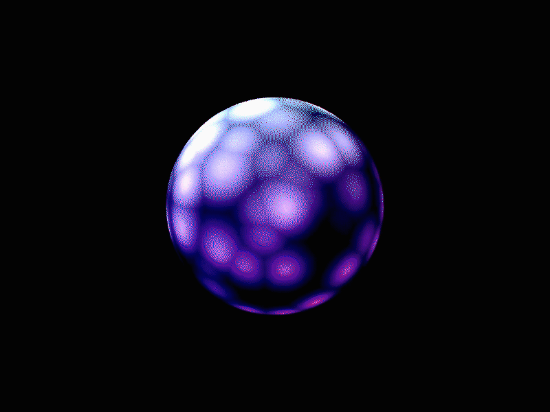 Workley ball cellular gif glsl loop animation motion design noisey shader threejs webgl workley