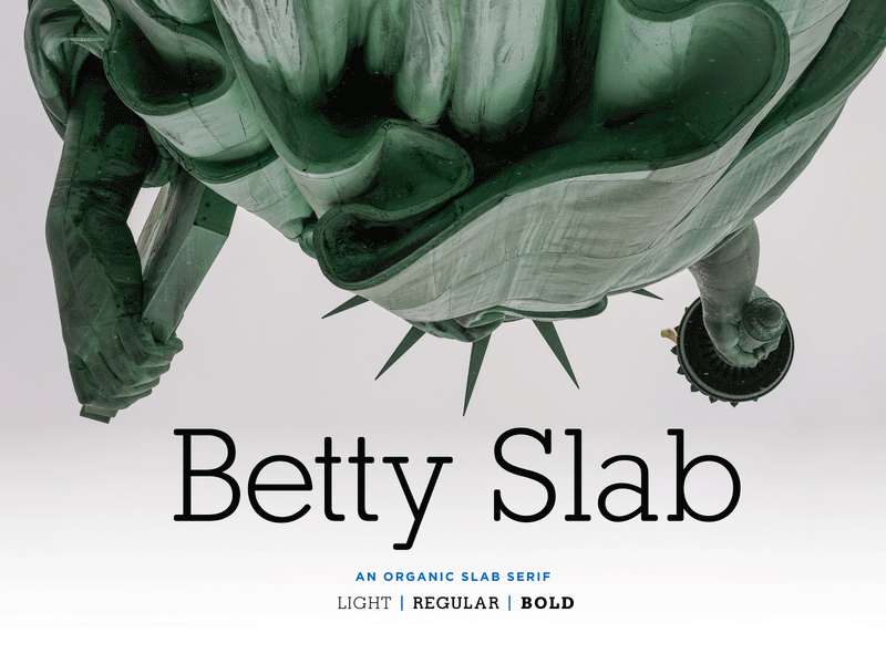Betty Slab - An Organic Slab Serif font font design font family type typeface typography