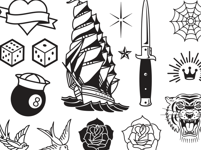 Tattooflash designs, themes, templates and downloadable graphic elements on  Dribbble