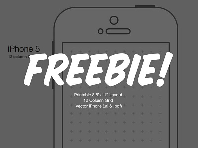 Printable Vector iPhone Freebie .ai .pdf free freebie iphone ui vector