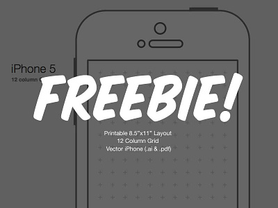 Printable Vector iPhone Freebie