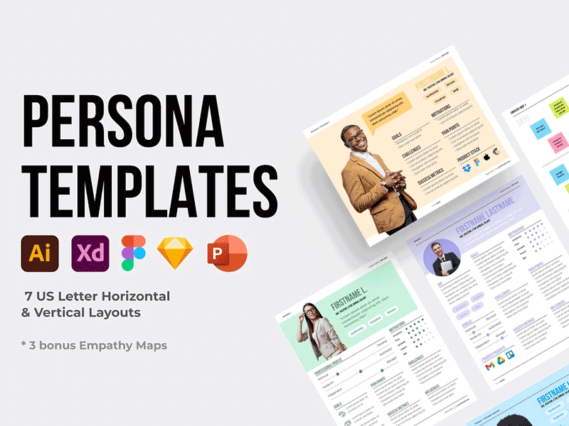 Persona Templates persona personas template ux