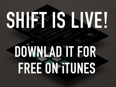Shift is Live! app game grid icons puzzle ui