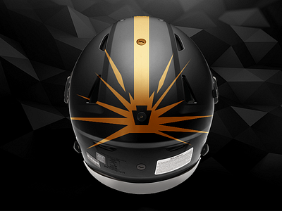 Steeler Rebrand (personal project) - Helmet Back branding football helmet mockup pittsburgh steel steelers