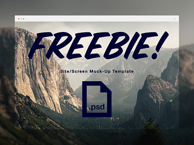 Screen Display Mockup free freebie mockup portfolio psd screeen mock template web website