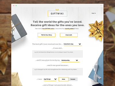 Big Data Gift App