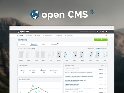 CMS Dashboard cms dashboard ui ux