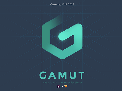 Gamut bootstrap branding g kit logo mockup ui