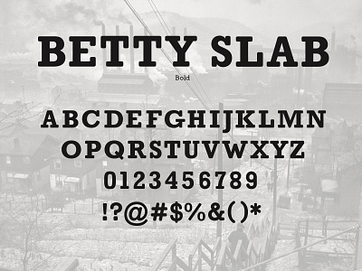 Betty Slab Bold