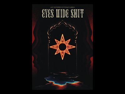 EYES WIDE SHUT alt poster design illustration poster design typography