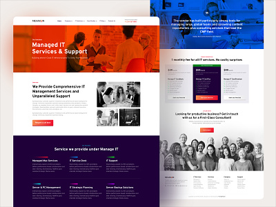 Service Details - Nexakon corporate creative cta design it landing page product product page support tables testimonial ui user experience user interface ux web design webdesign