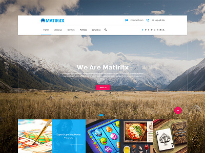 Material Homepage Version 2