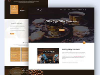 Coffee Shop agency coffee shop corporate google design material material design restaurant resume seo ui kit