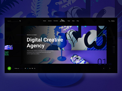 Digital Agency agency agency card agency landing page colorful design digital agency ui uxdesign web design