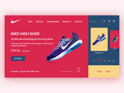 Nike Web Design #_2