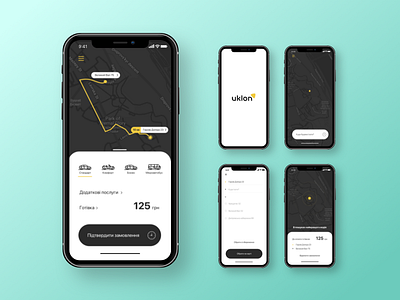 Redesign Uklon app app ios iphone apps redesign taxi travel