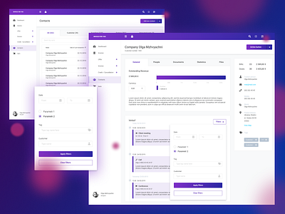 Invoice app dashboad design erp figma finacial invoice ui ux design