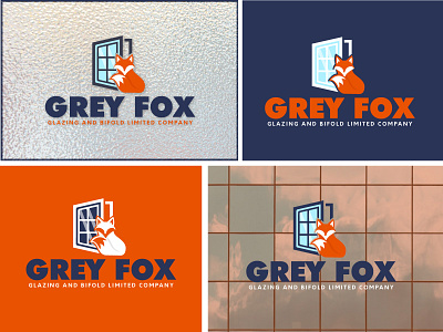 Grey_Fox_Logo branding design graphic design illustration logo vector