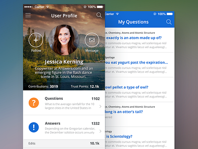 iOS User Profile update app interface ios mobile profile ui