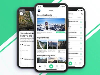 Yosemite Conservancy Guided Hikes & Donation App app conservation donate donation guide hiking ios11 iphonex trails yosemite yosemitechallenge