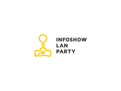 InfoShow Lan Party cable controller game infoshow joystick lan lanparty logo logotype party wire