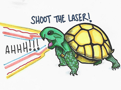 Shoot the laser!