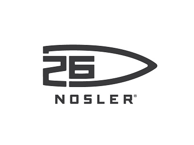 26 Nosler 26 bullet guns icon logo nosler numbers